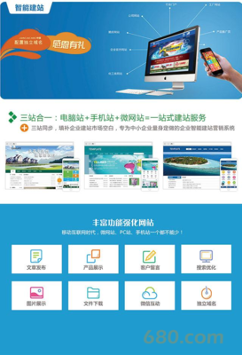 三網(wǎng)通智能建站、手機(jī)站、微網(wǎng)站、PC站